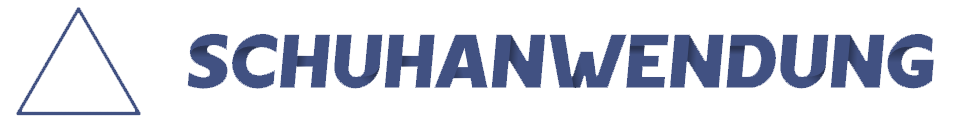 Schuhanwendung