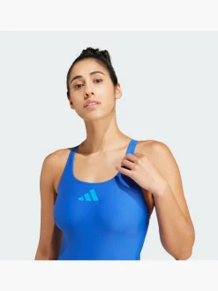 Damen adidas 3 Bar Logo Badeanzug