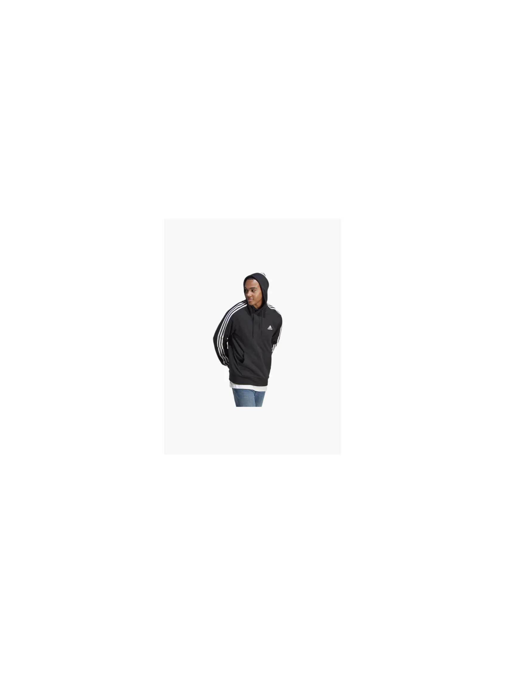 Herren adidas 3 Streifen Essentials Hoodie
