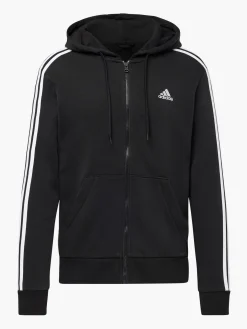 Damen adidas 3 Streifen Fleece Essentials Jacke