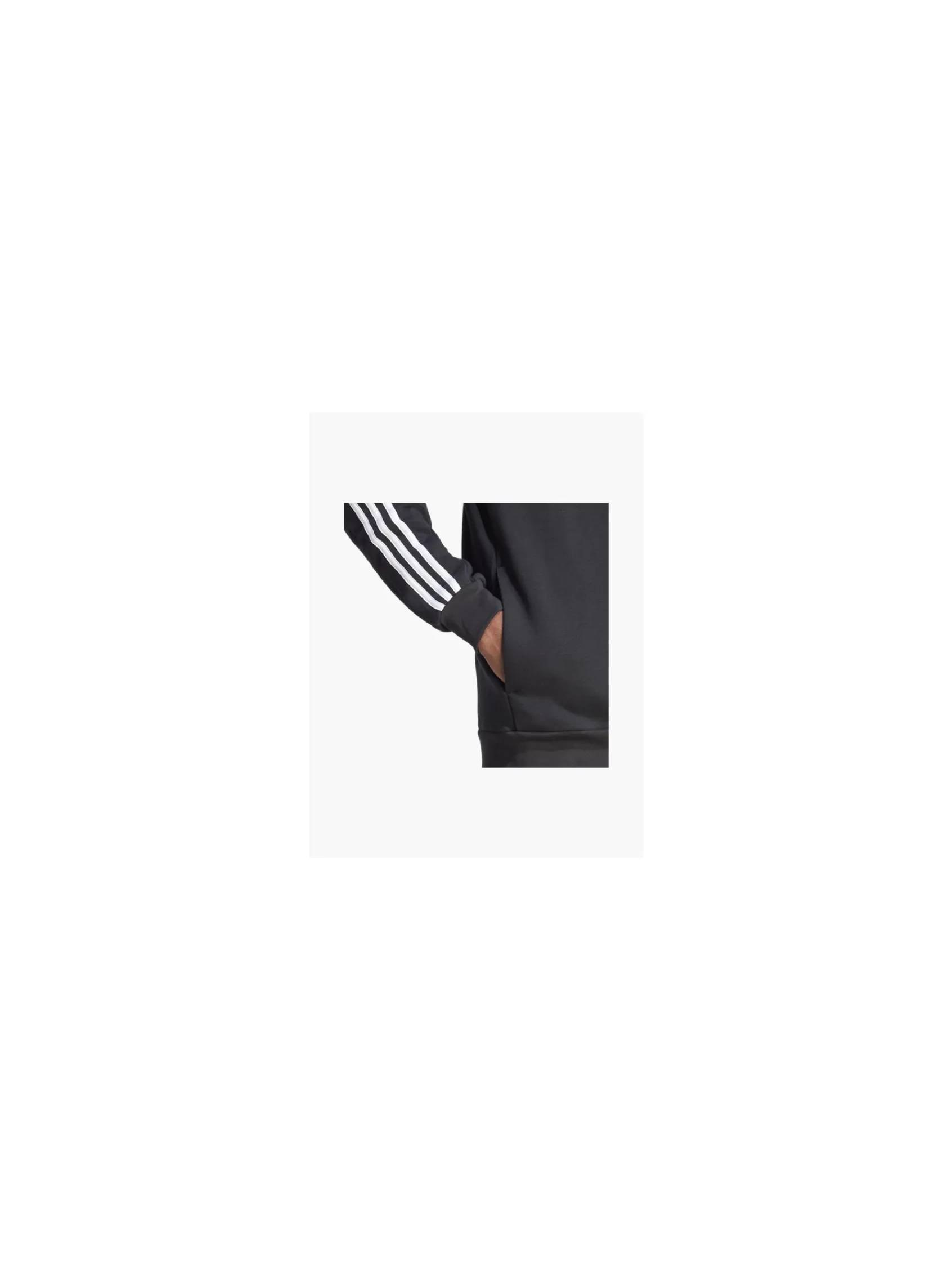 Herren adidas 3 Streifen Fleece Essentials Jacke