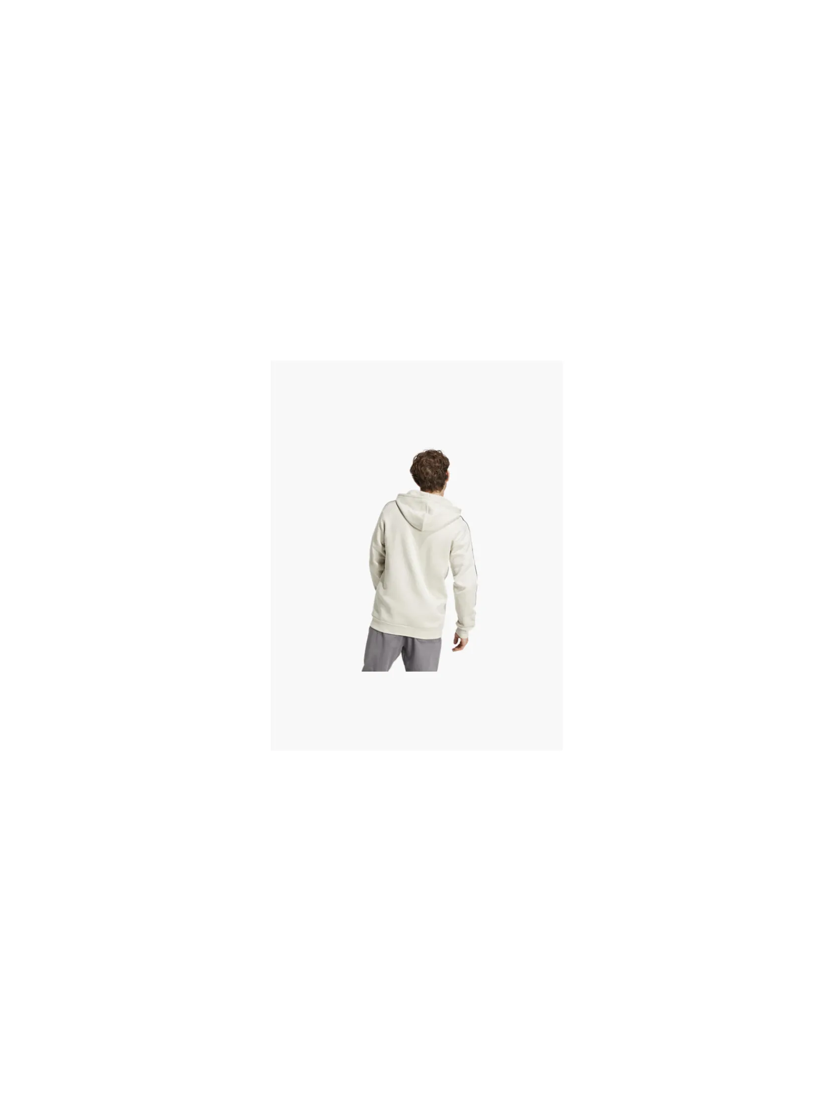 Herren adidas 3 Streifen Fleece Essentials Jacke