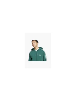 Herren adidas 3 Streifen Fleece Essentials Jacke