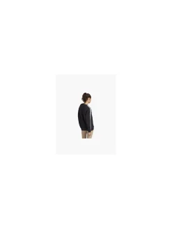 Damen adidas 3 Streifen Fleece Oversized Sweatshirt