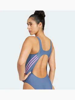 Damen adidas 3-Streifen Badeanzug