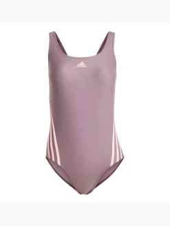 Damen adidas 3-Streifen Badeanzug