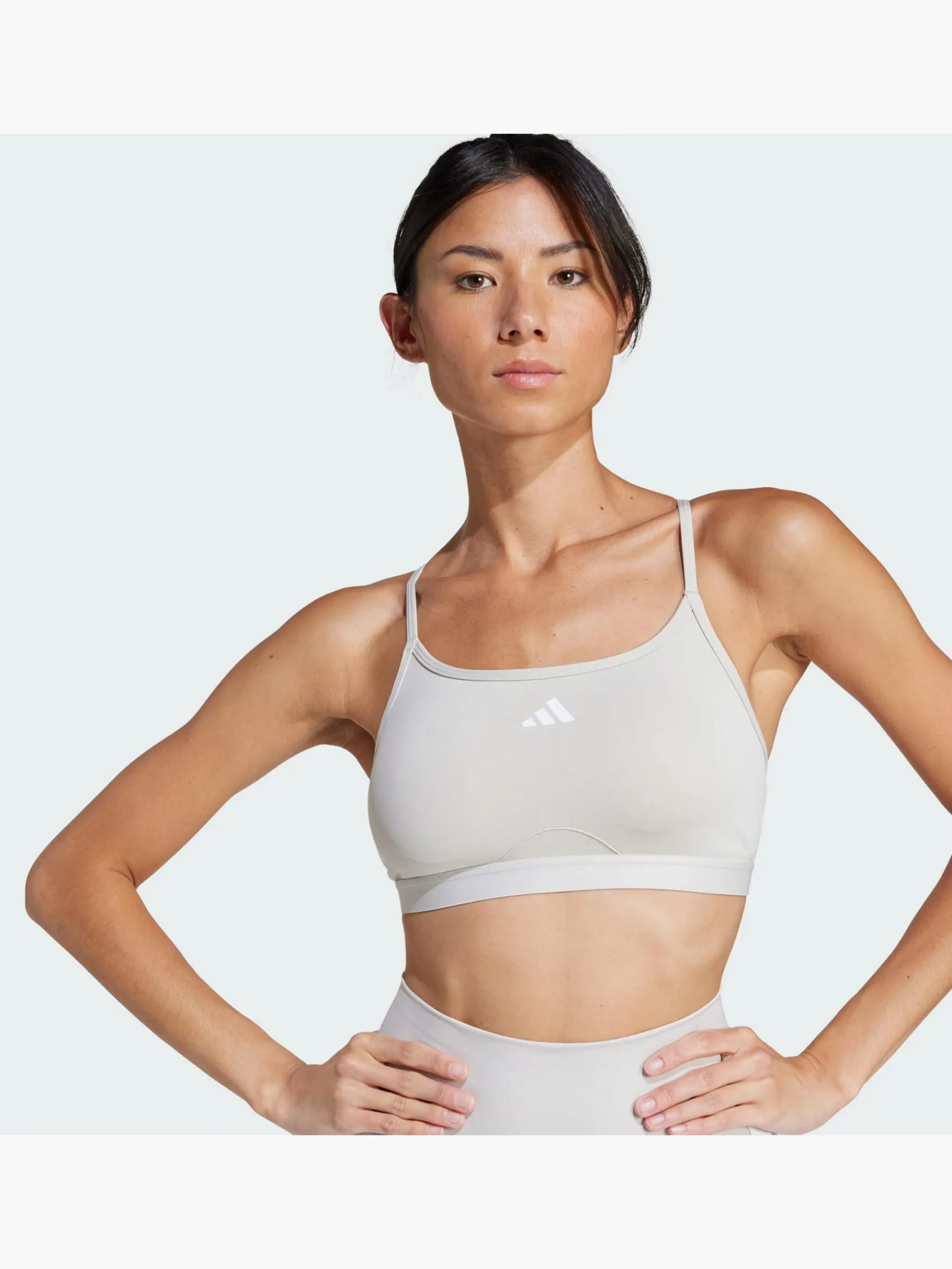 Damen adidas Aeroreact Training 3-Streifen Sport-BH