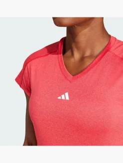 Damen adidas AEROREADY Train Essentials Minimal Branding V-Neck T-Shirt