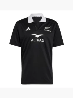 Herren adidas All Blacks Rugby AEROREADY Short Sleeve Trikot