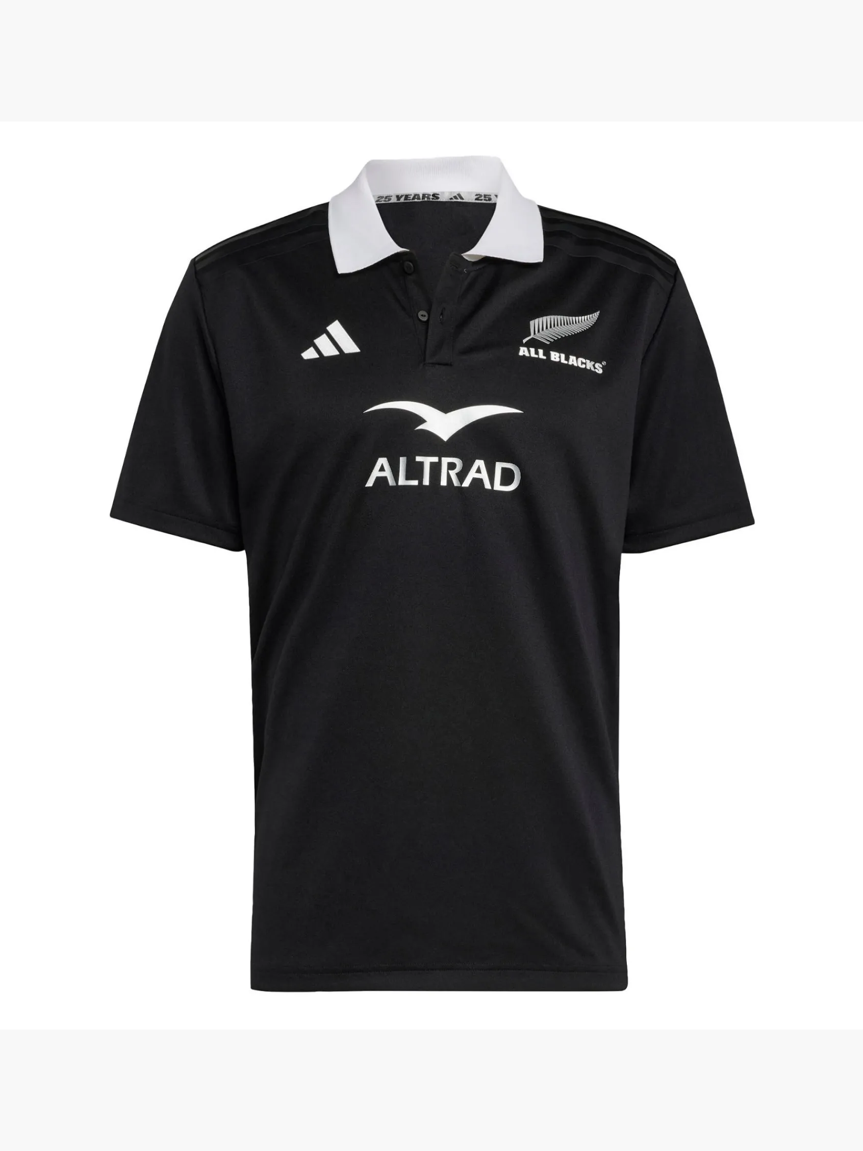 Herren adidas All Blacks Rugby AEROREADY Short Sleeve Trikot