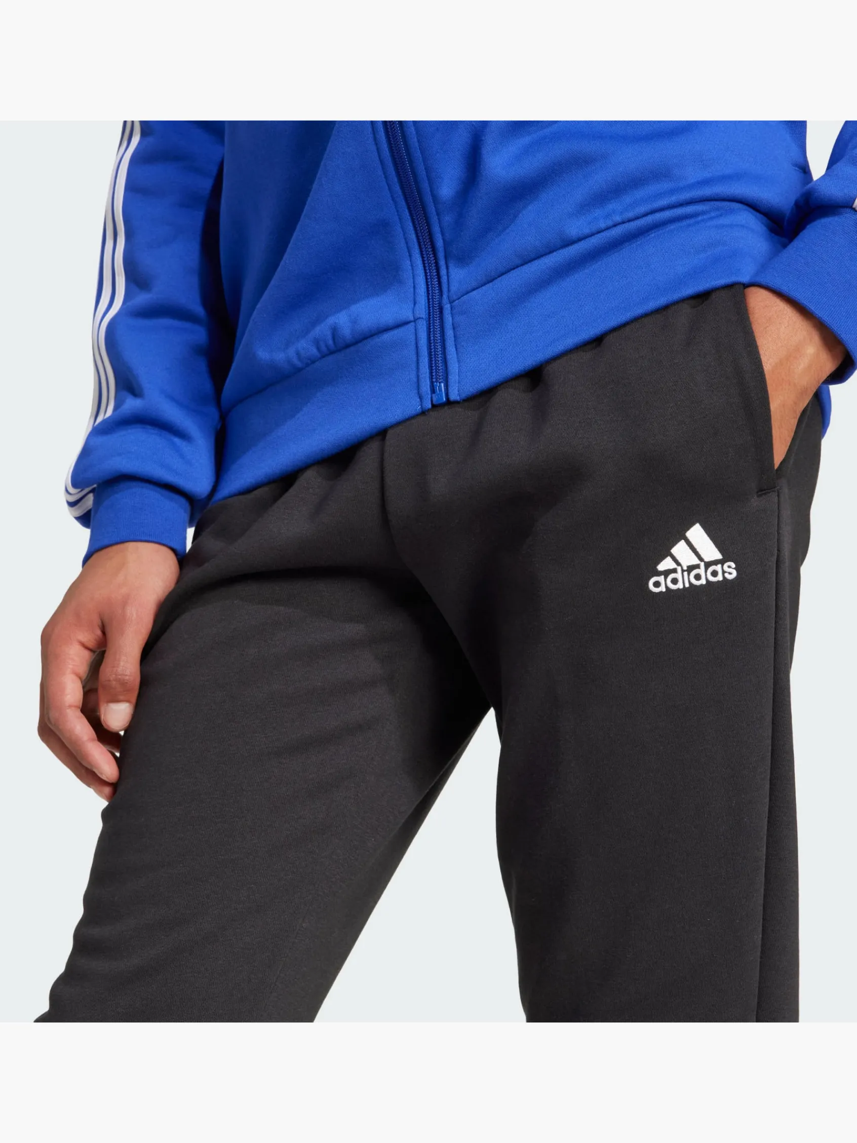 Herren adidas Basic 3-Streifen Trainingsanzug