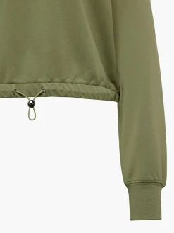 Damen FILA Crop Hoodie