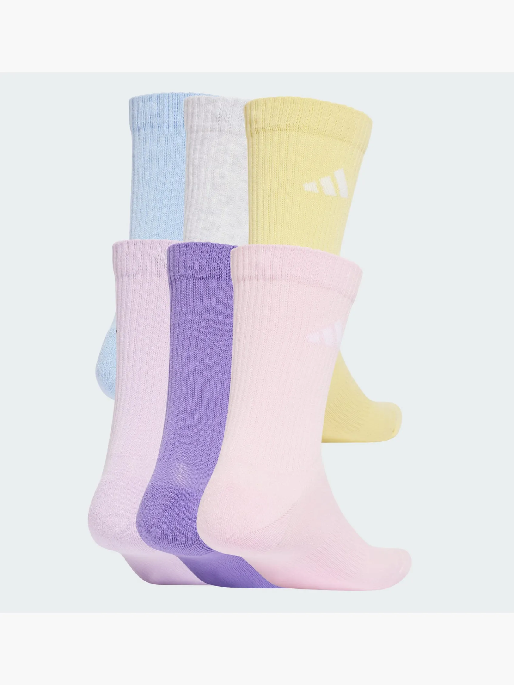 Herren adidas Cushioned Crew Socken, 6 Paar