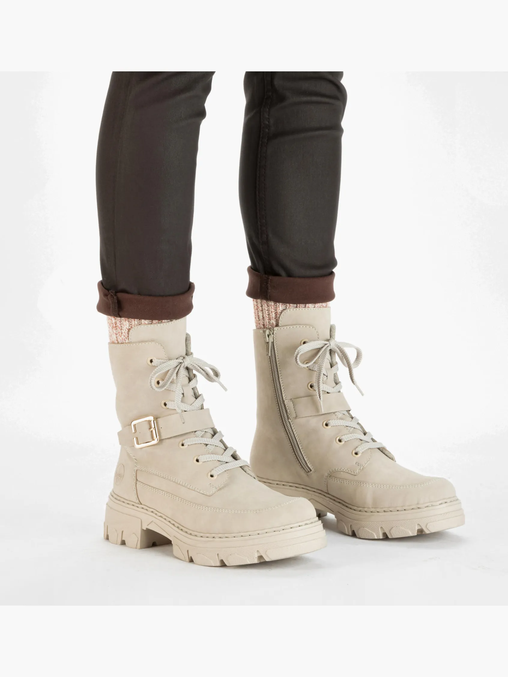 Damen Rieker Damen Biker Boots