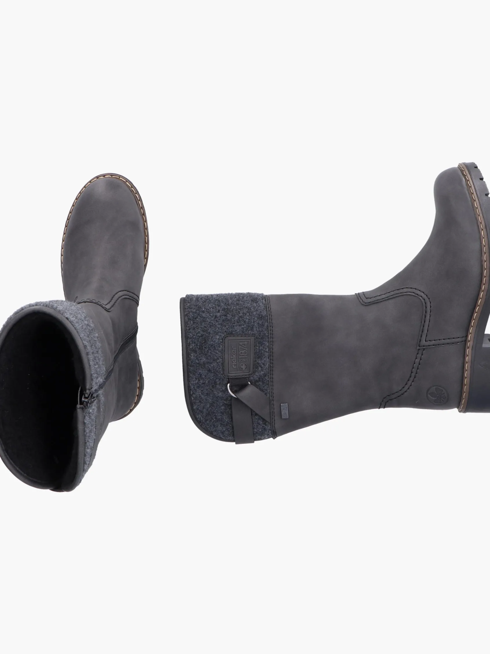 Damen Rieker Damen Hochschaftstiefel