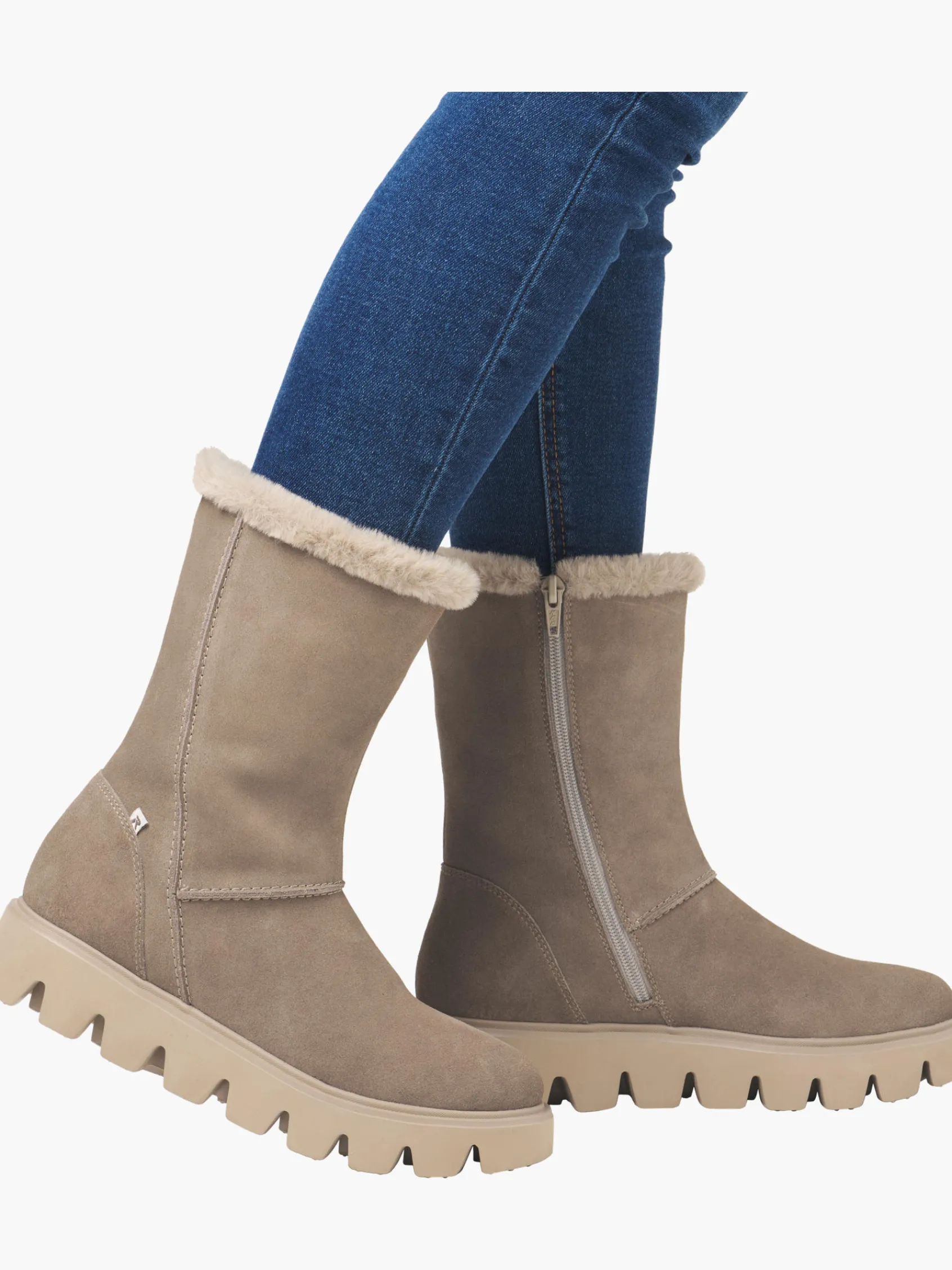 Damen Rieker Damen Hochschaftstiefel