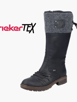 Damen Rieker Damen Hochschaftstiefel