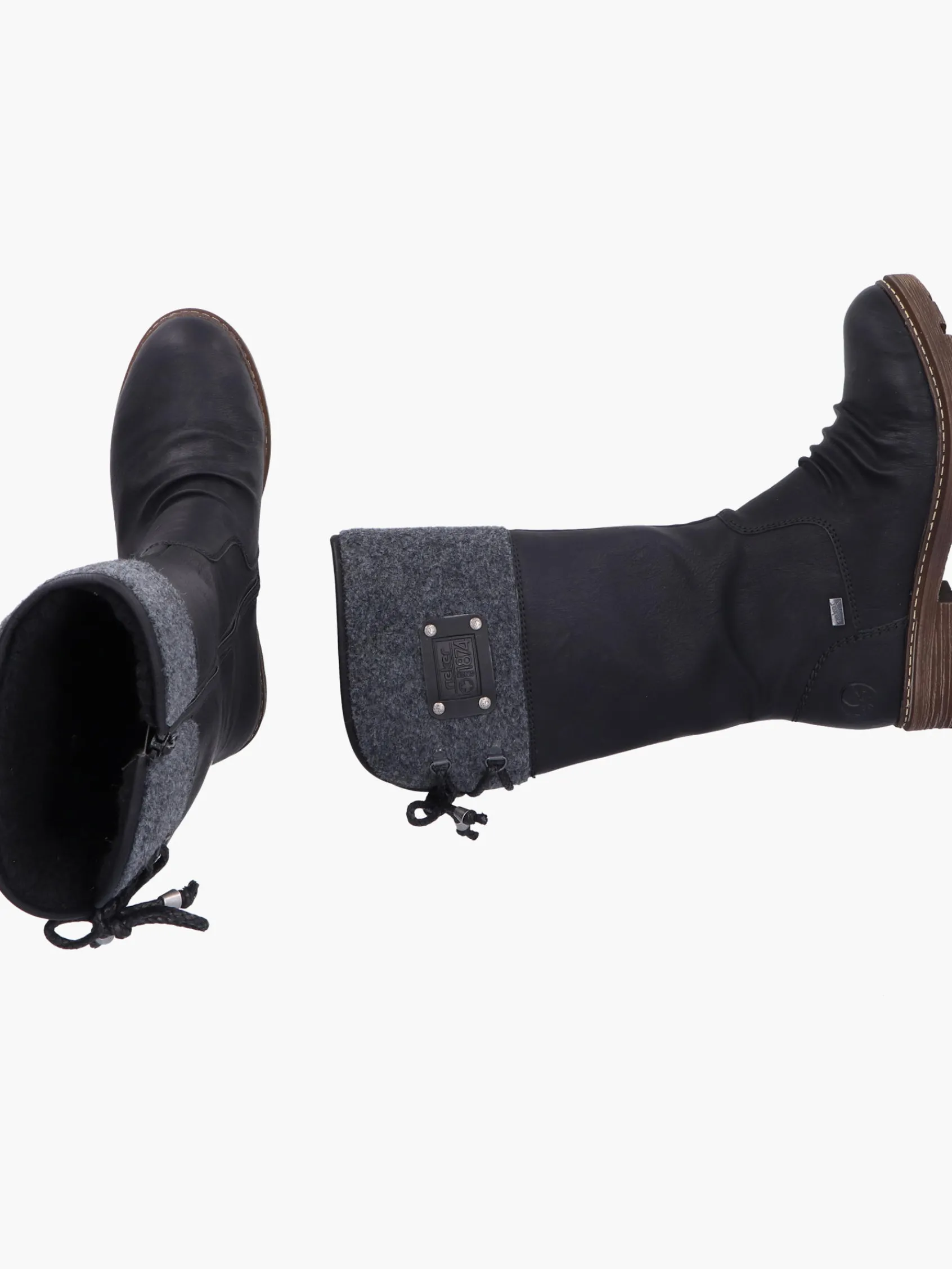 Damen Rieker Damen Hochschaftstiefel