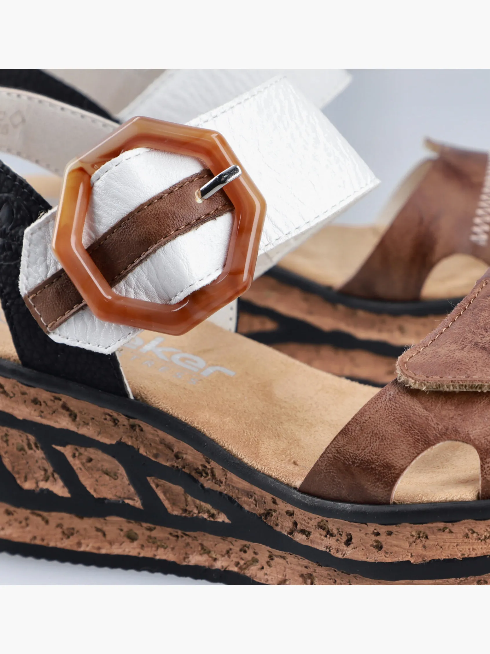 Damen Rieker Damen Keilsandaletten