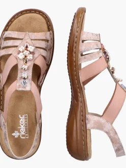 Damen Rieker Damen Riemchensandalen