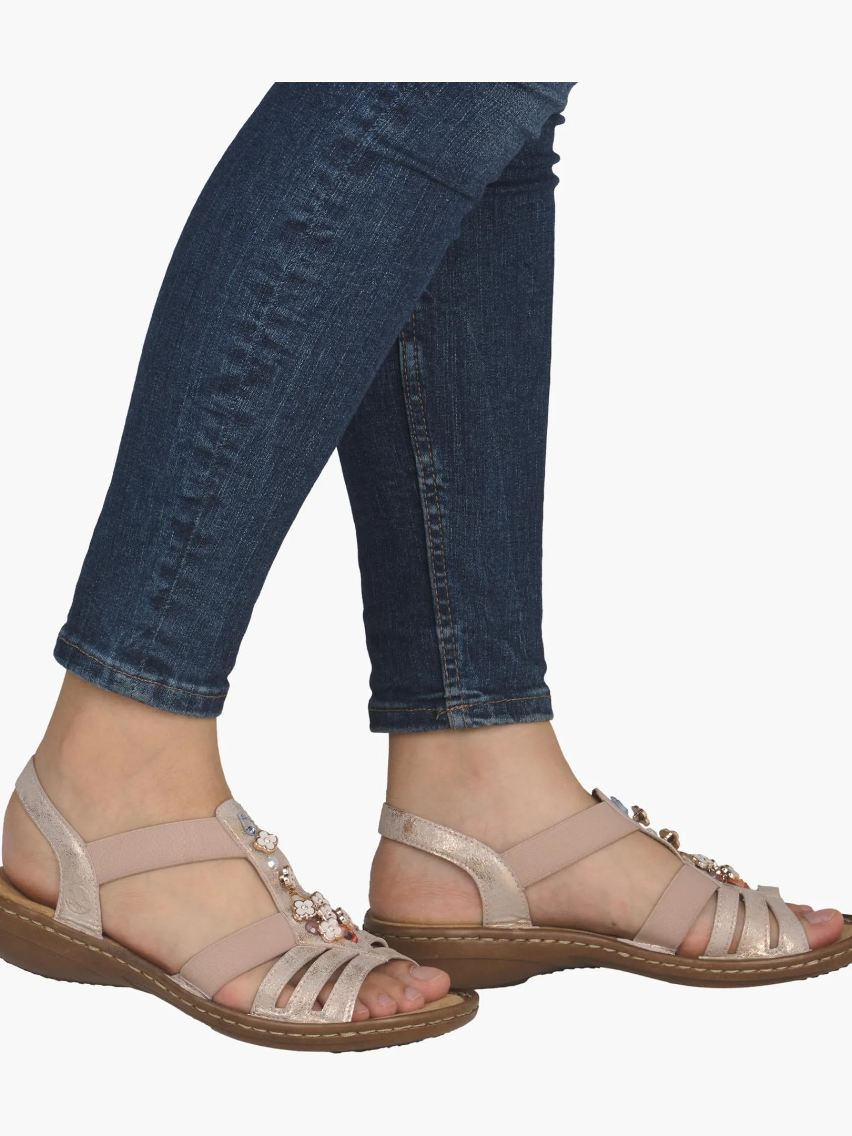 Damen Rieker Damen Riemchensandalen