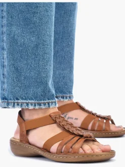 Damen Rieker Damen Riemchensandalen