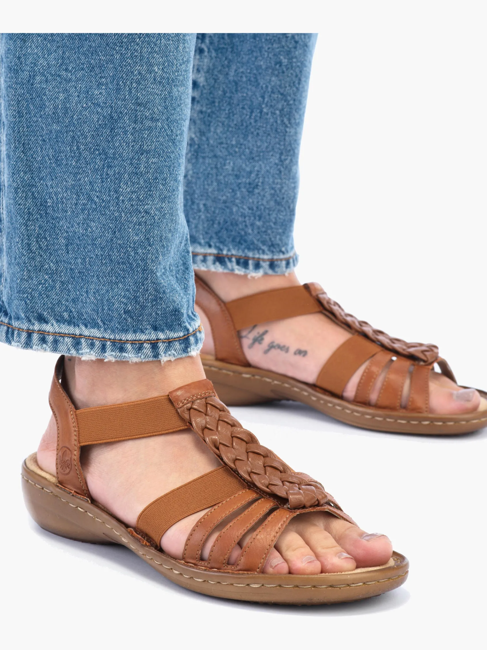 Damen Rieker Damen Riemchensandalen