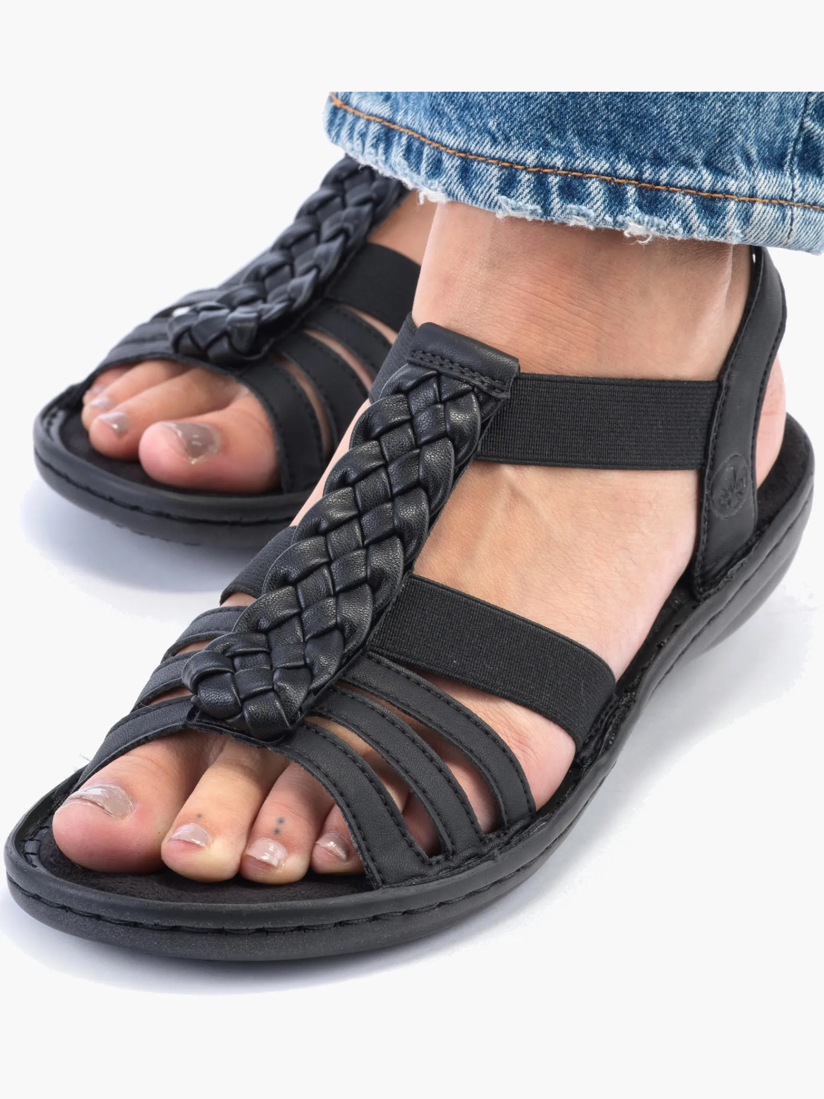 Damen Rieker Damen Riemchensandalen