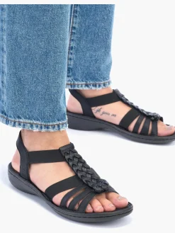 Damen Rieker Damen Riemchensandalen