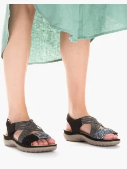 Damen Rieker Damen Riemchensandalen