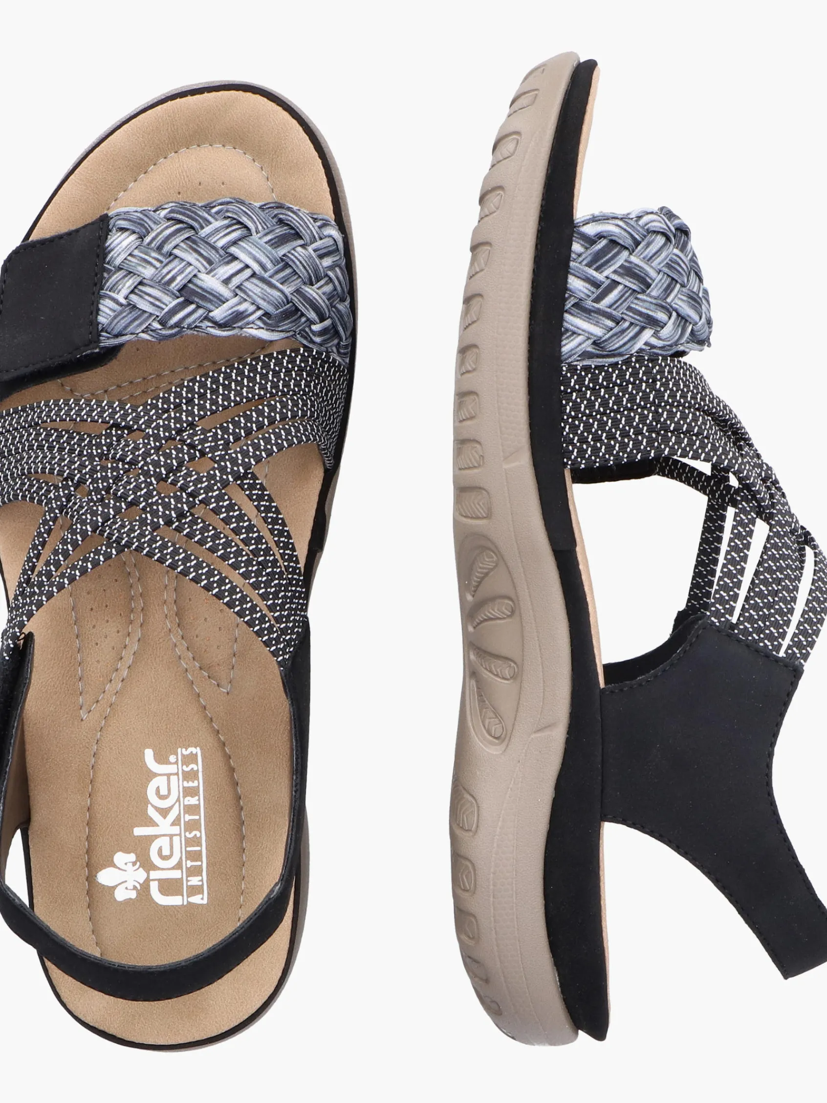 Damen Rieker Damen Riemchensandalen
