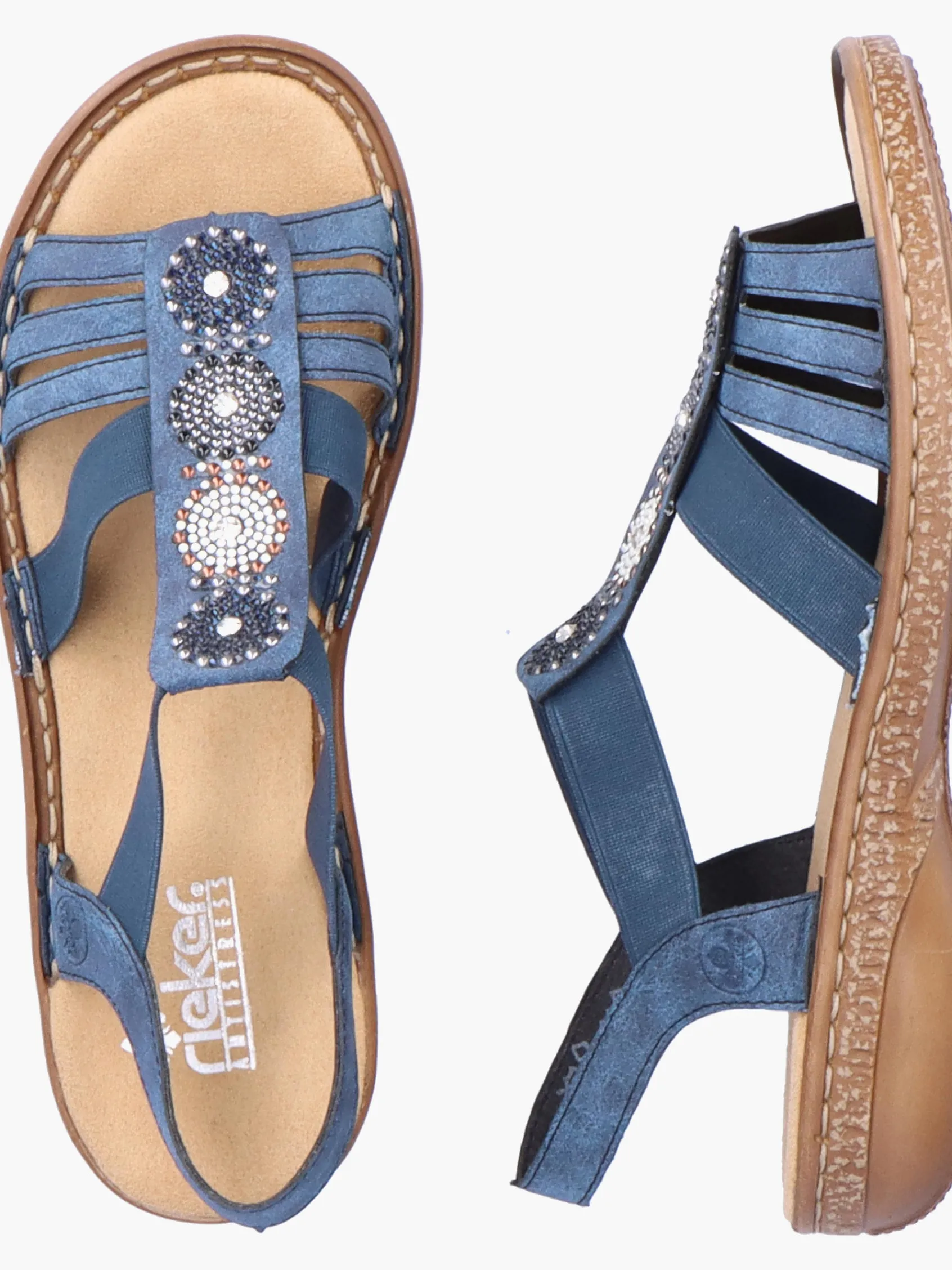 Damen Rieker Damen Riemchensandalen