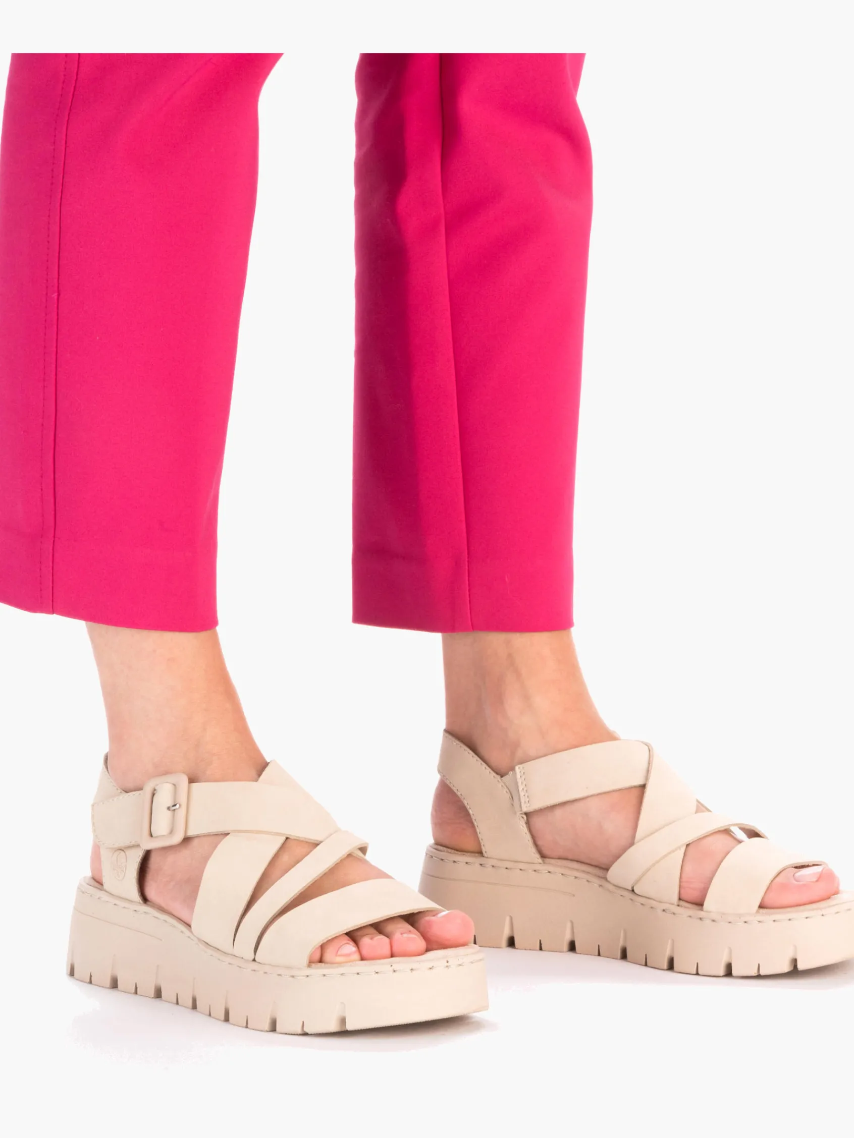 Damen Rieker Damen Riemchensandalen