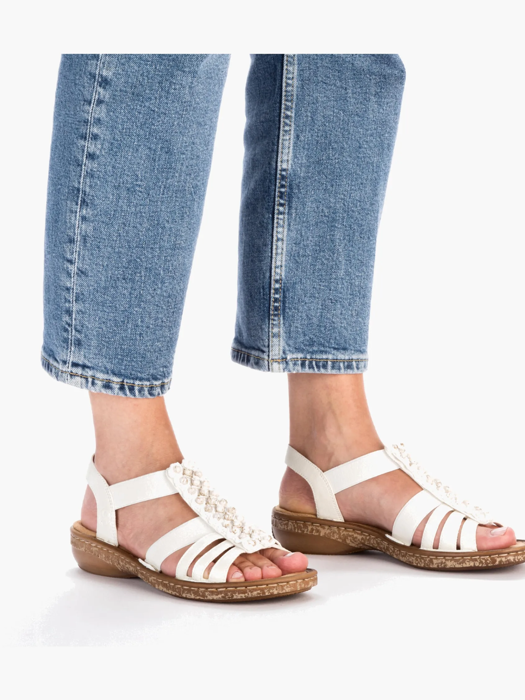 Damen Rieker Damen Riemchensandalen