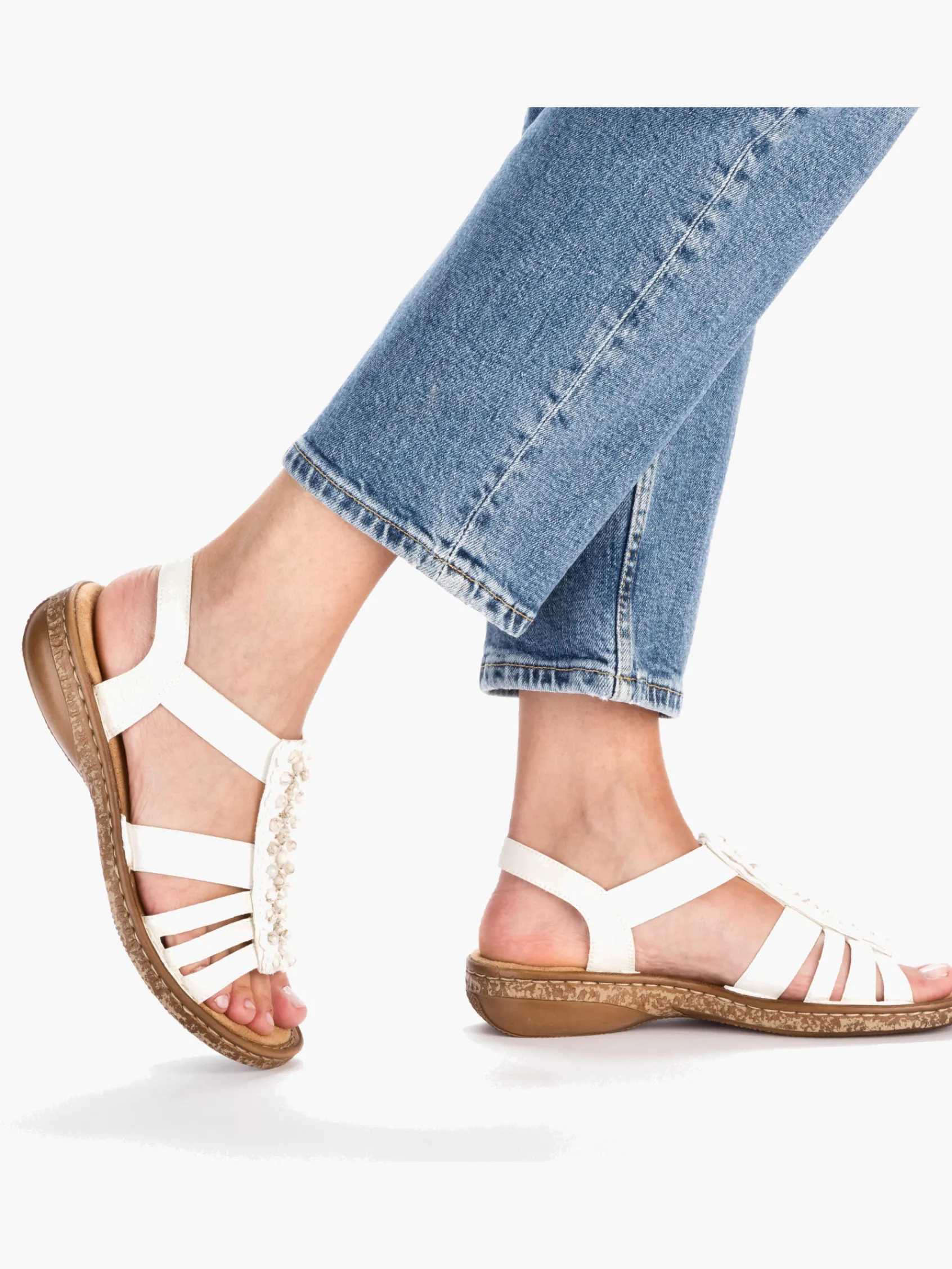 Damen Rieker Damen Riemchensandalen