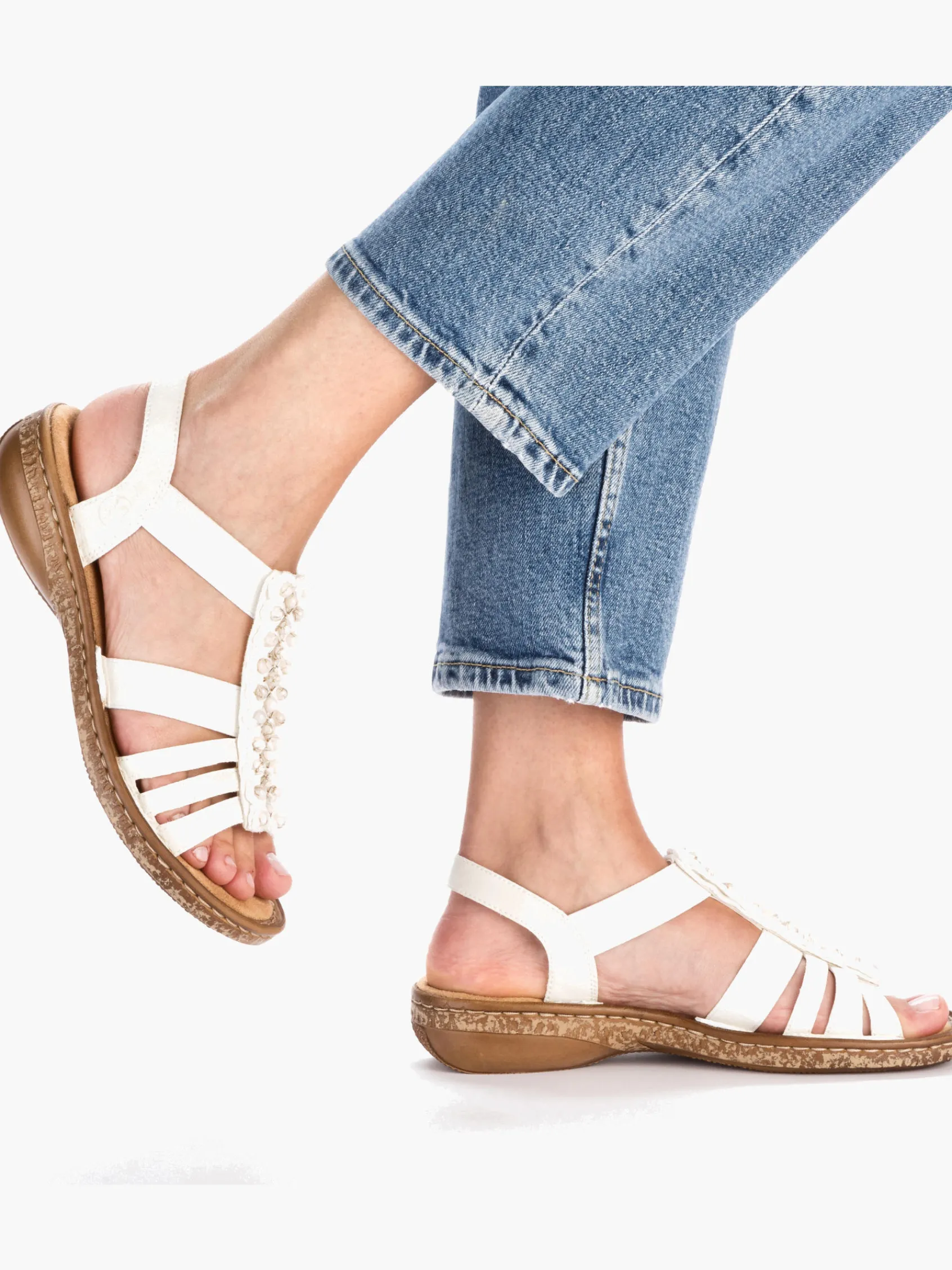 Damen Rieker Damen Riemchensandalen