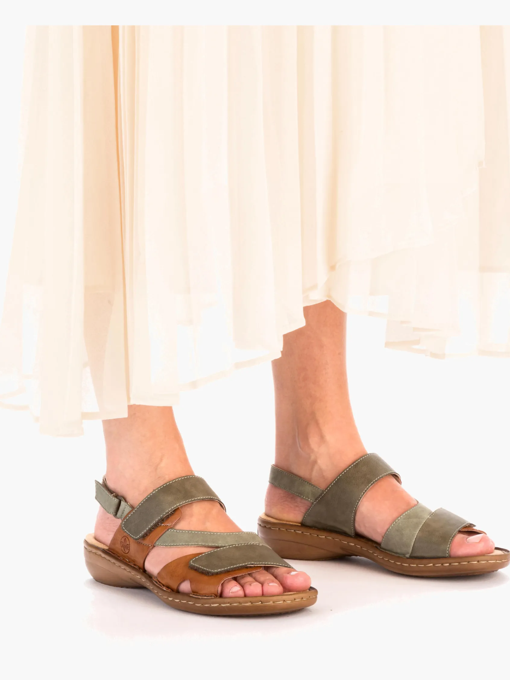 Damen Rieker Damen Riemchensandalen