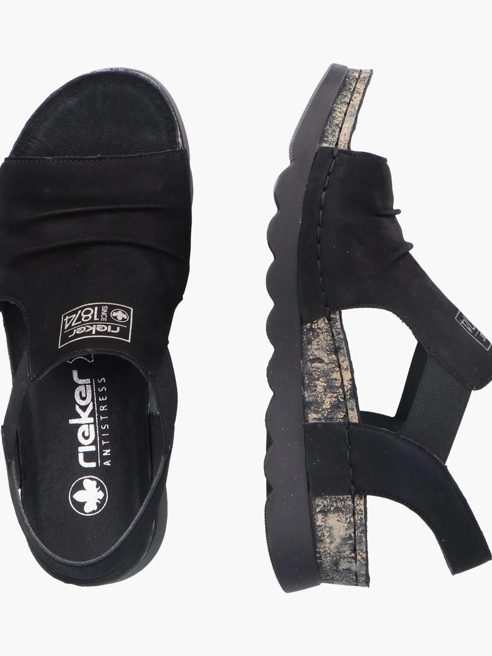 Damen Rieker Damen Riemchensandalen
