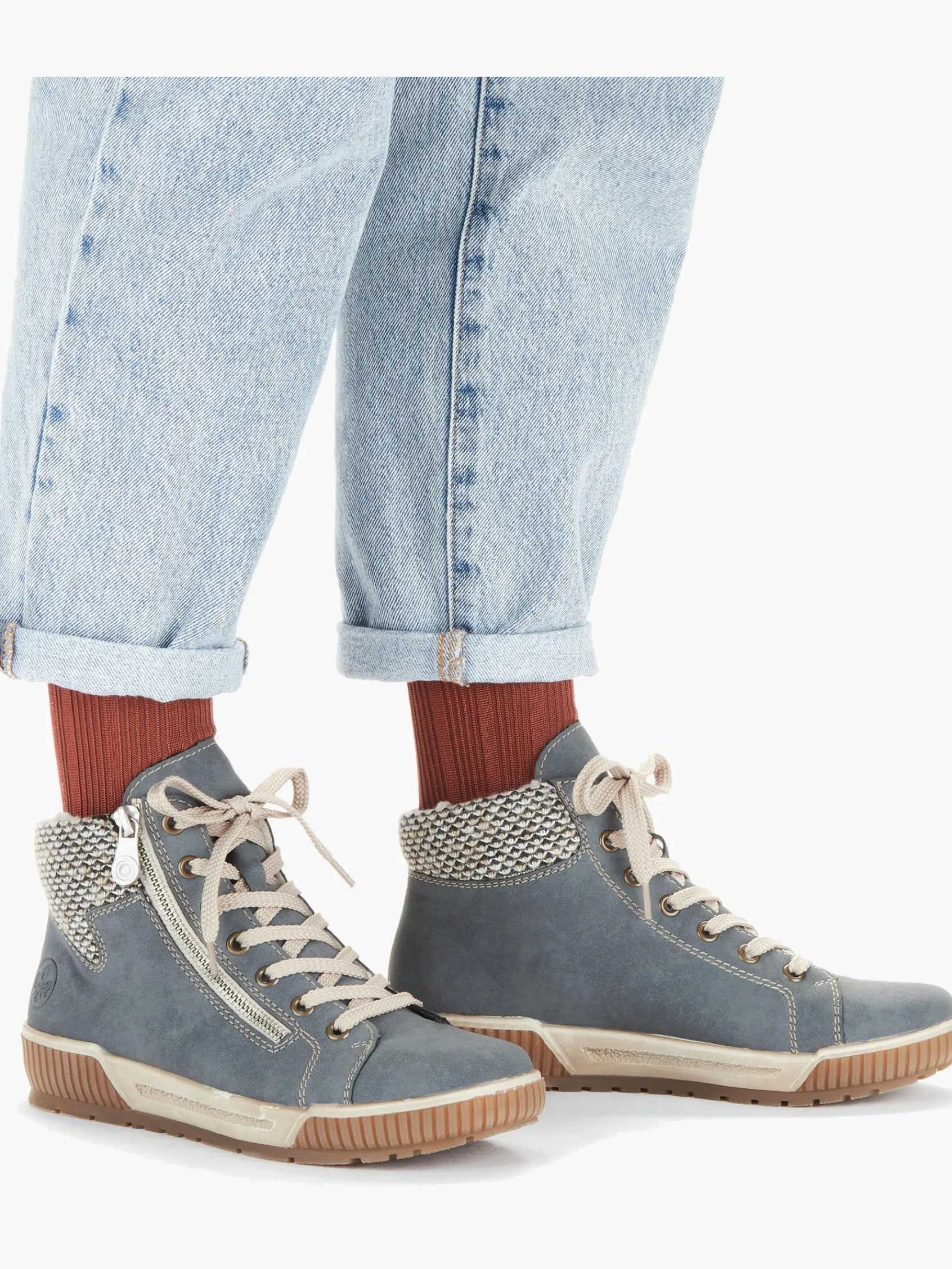 Damen Rieker Damen Schnürschuhe