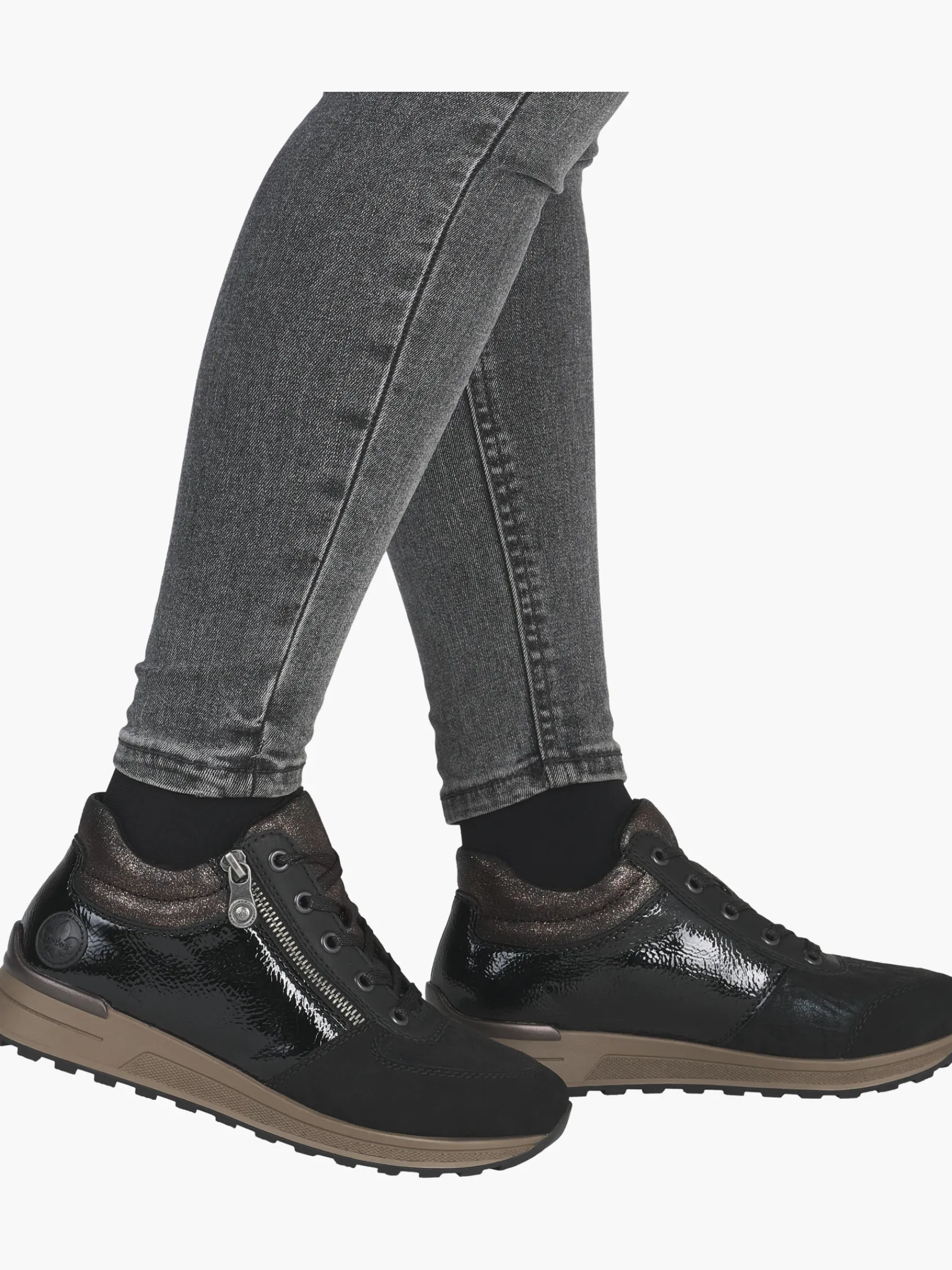 Damen Rieker Damen Schnürschuhe