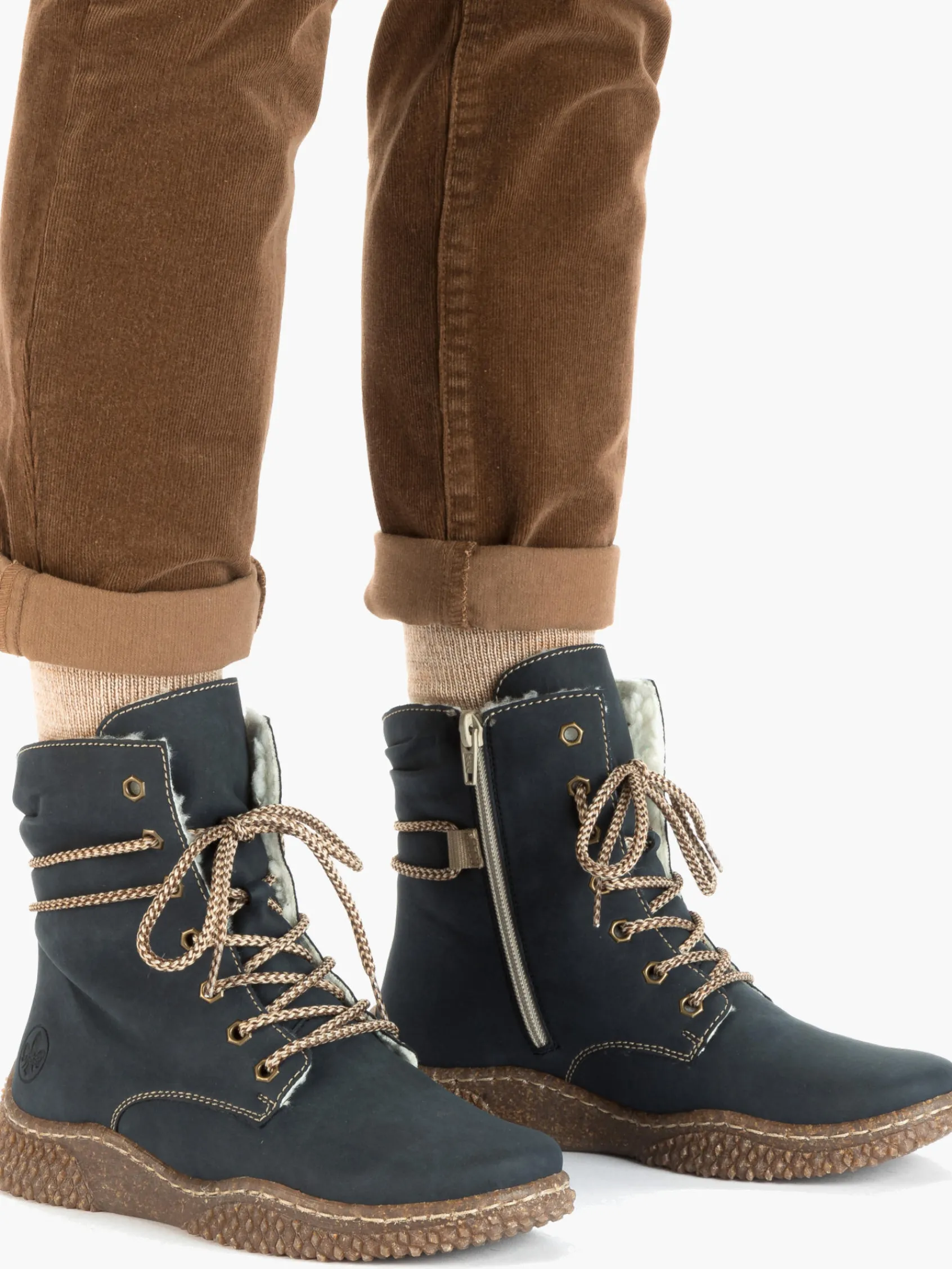 Damen Rieker Damen Schnürstiefel
