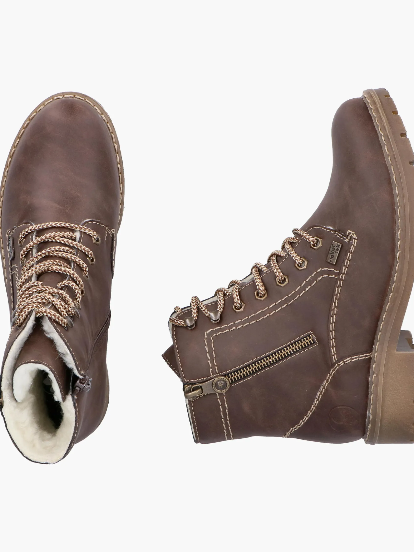 Damen Rieker Damen Schnürstiefel