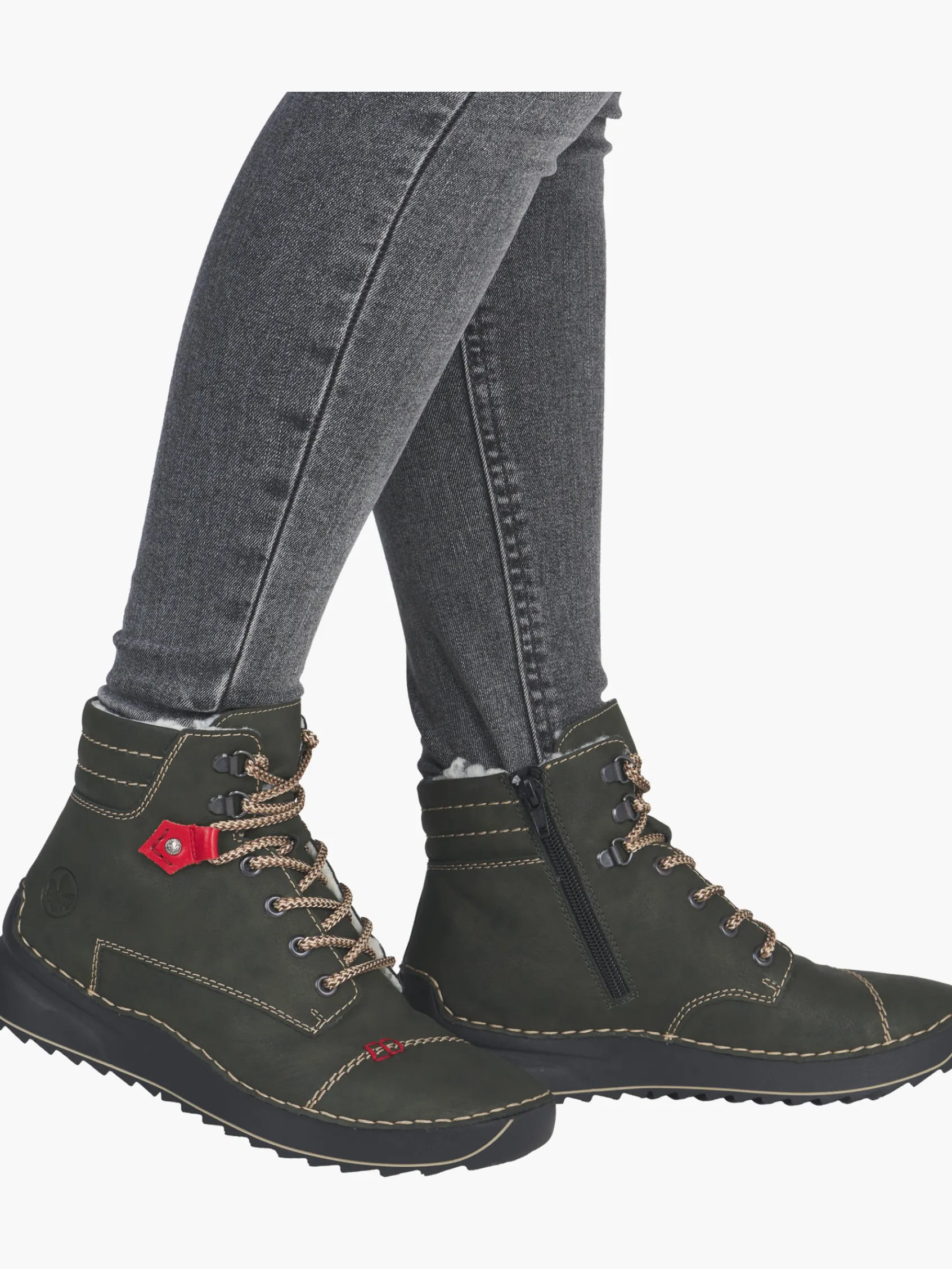 Damen Rieker Damen Schnürstiefel