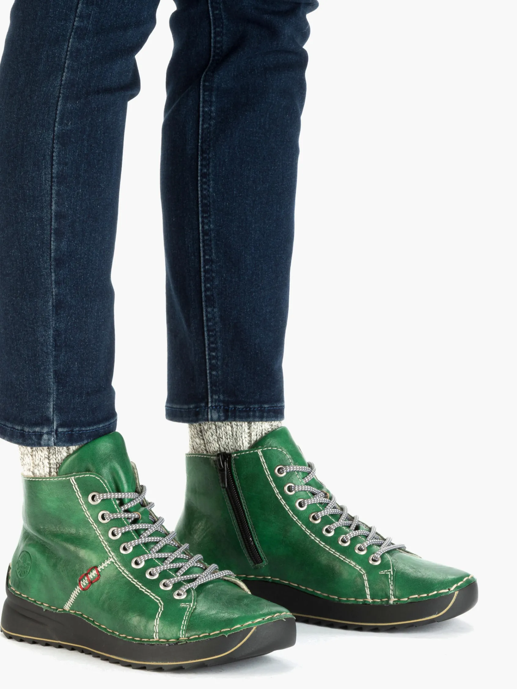 Damen Rieker Damen Schnürstiefel