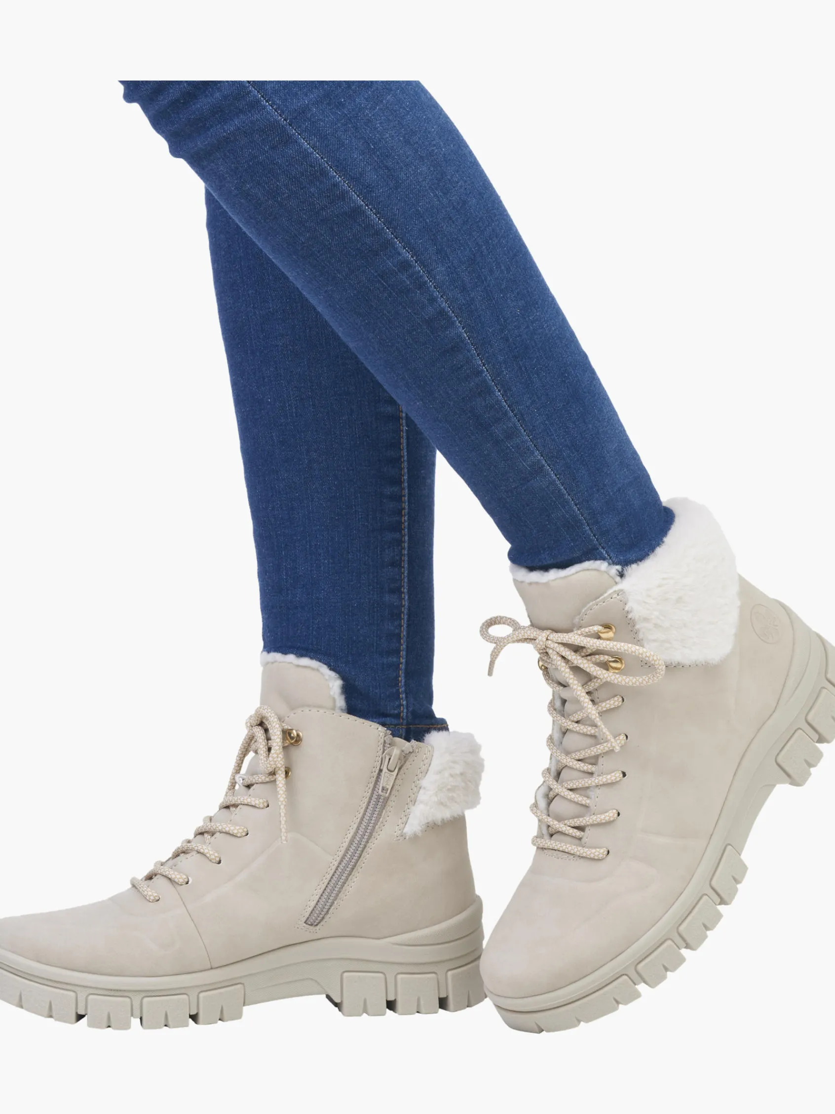 Damen Rieker Damen Schnürstiefel