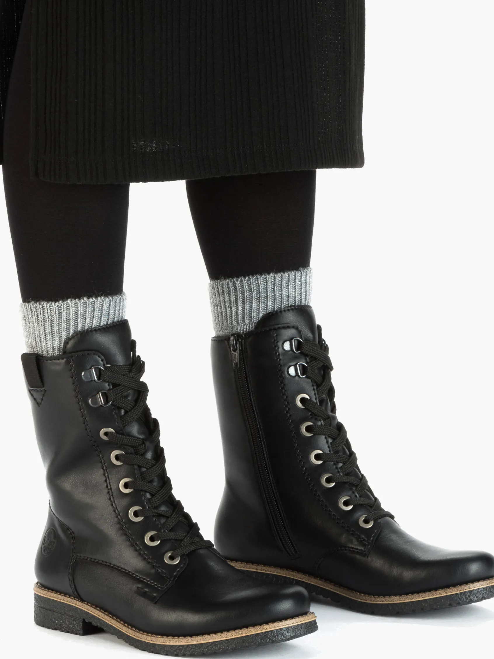 Damen Rieker Damen Schnürstiefel