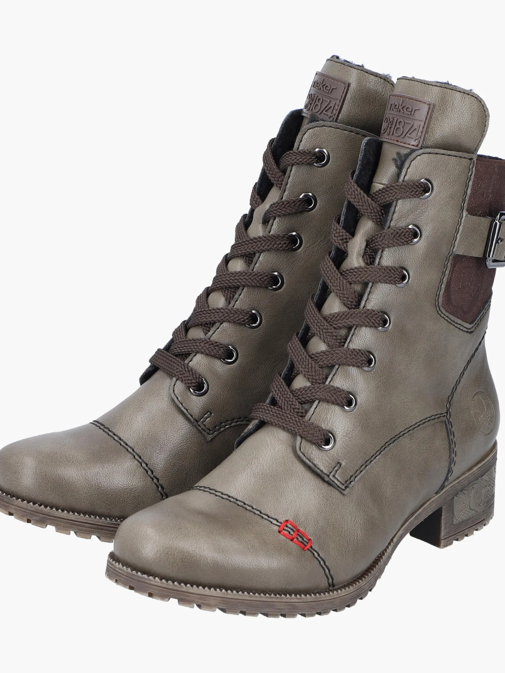 Damen Rieker Damen Schnürstiefel