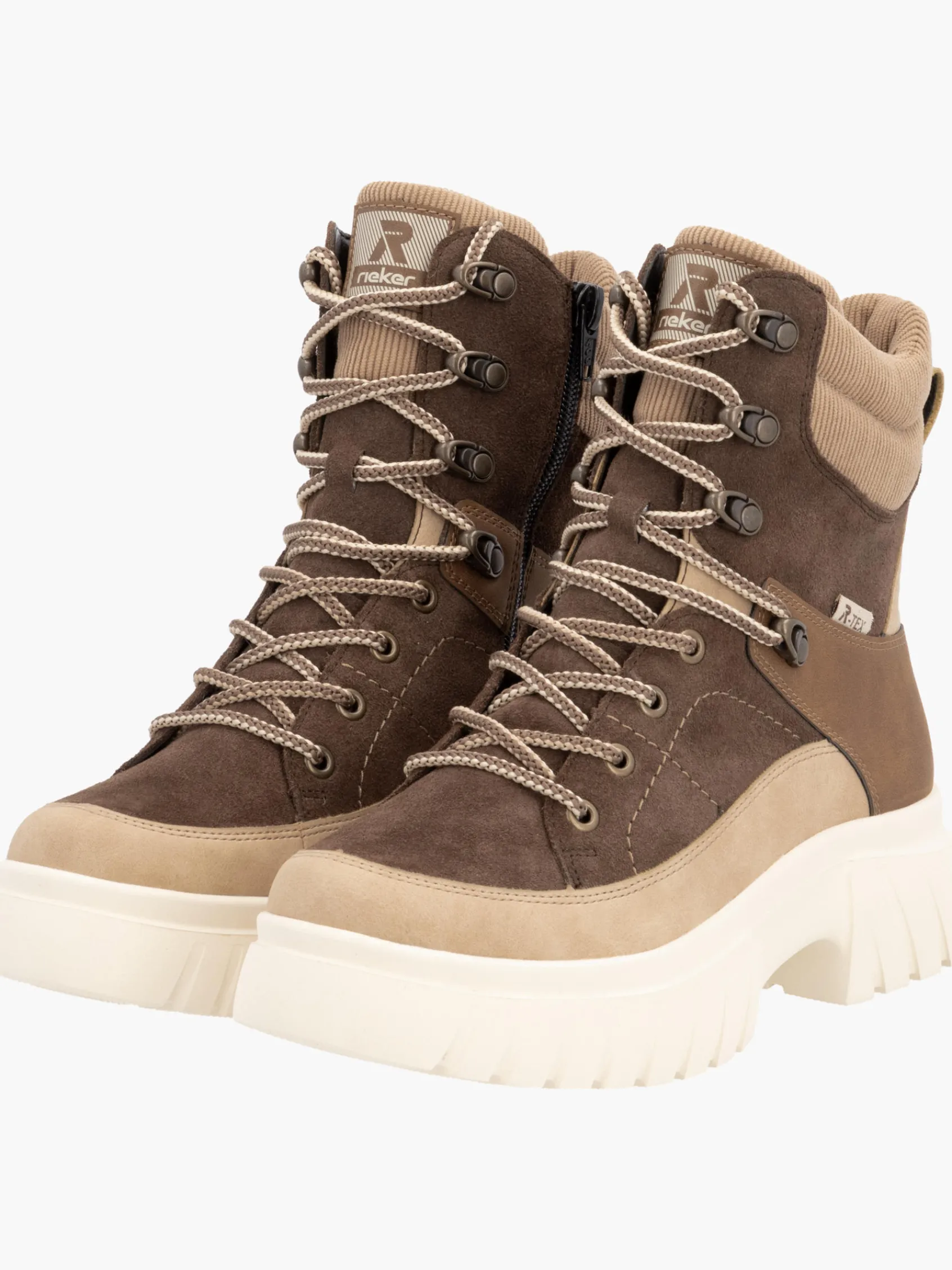 Damen Rieker Damen Schnürstiefel