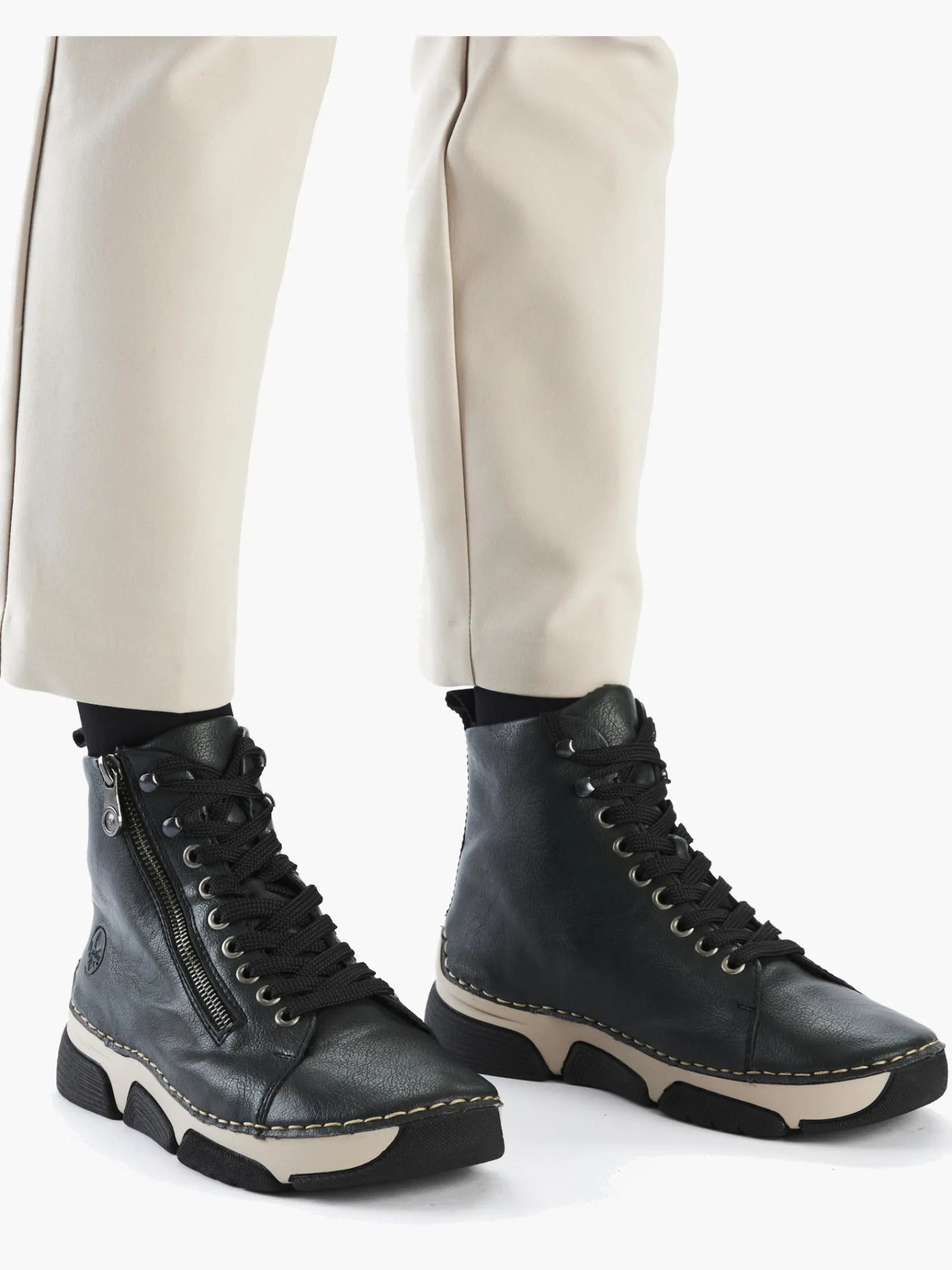Damen Rieker Damen Schnürstiefel