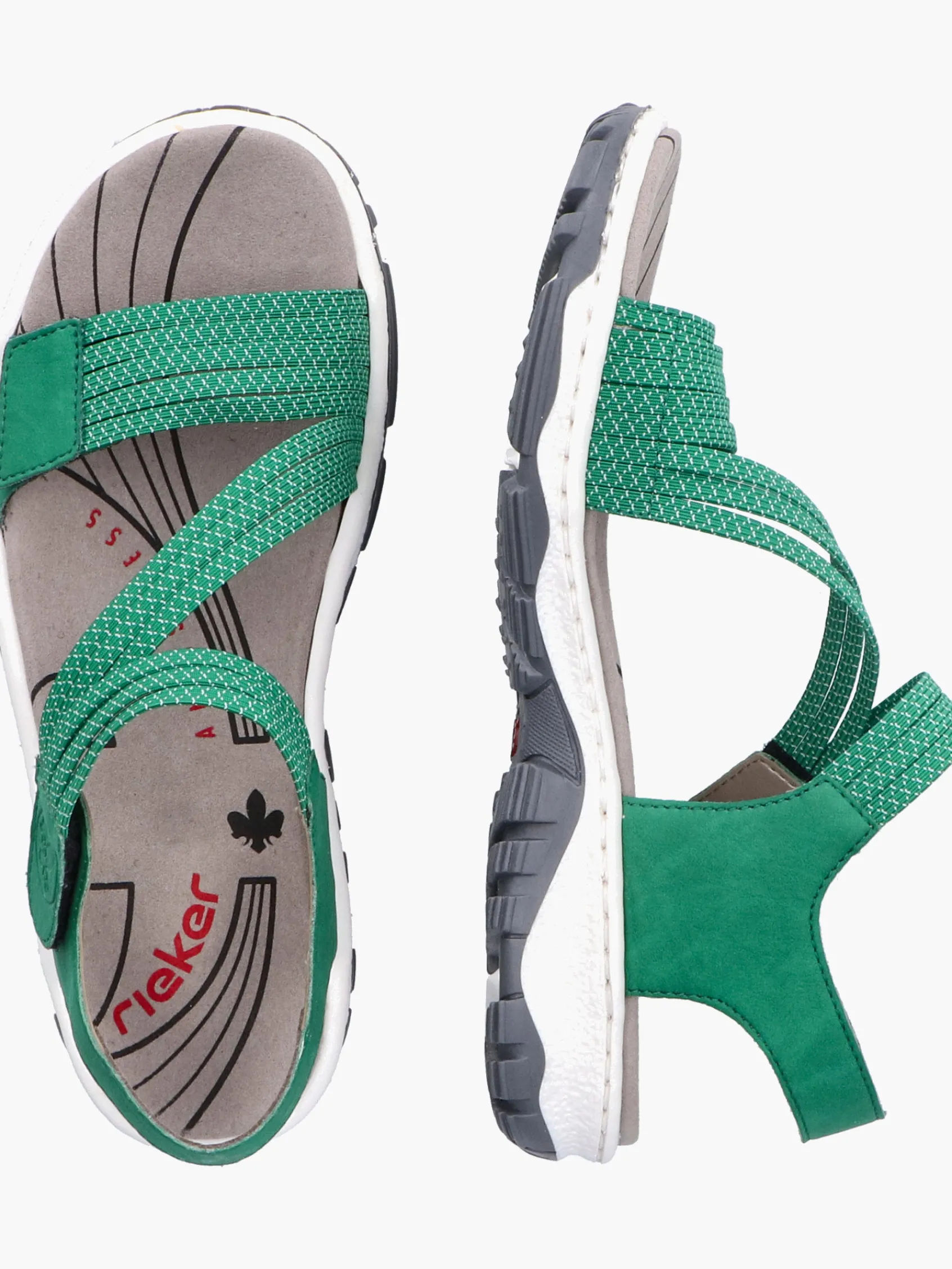 Damen Rieker Damen Trekkingsandalen